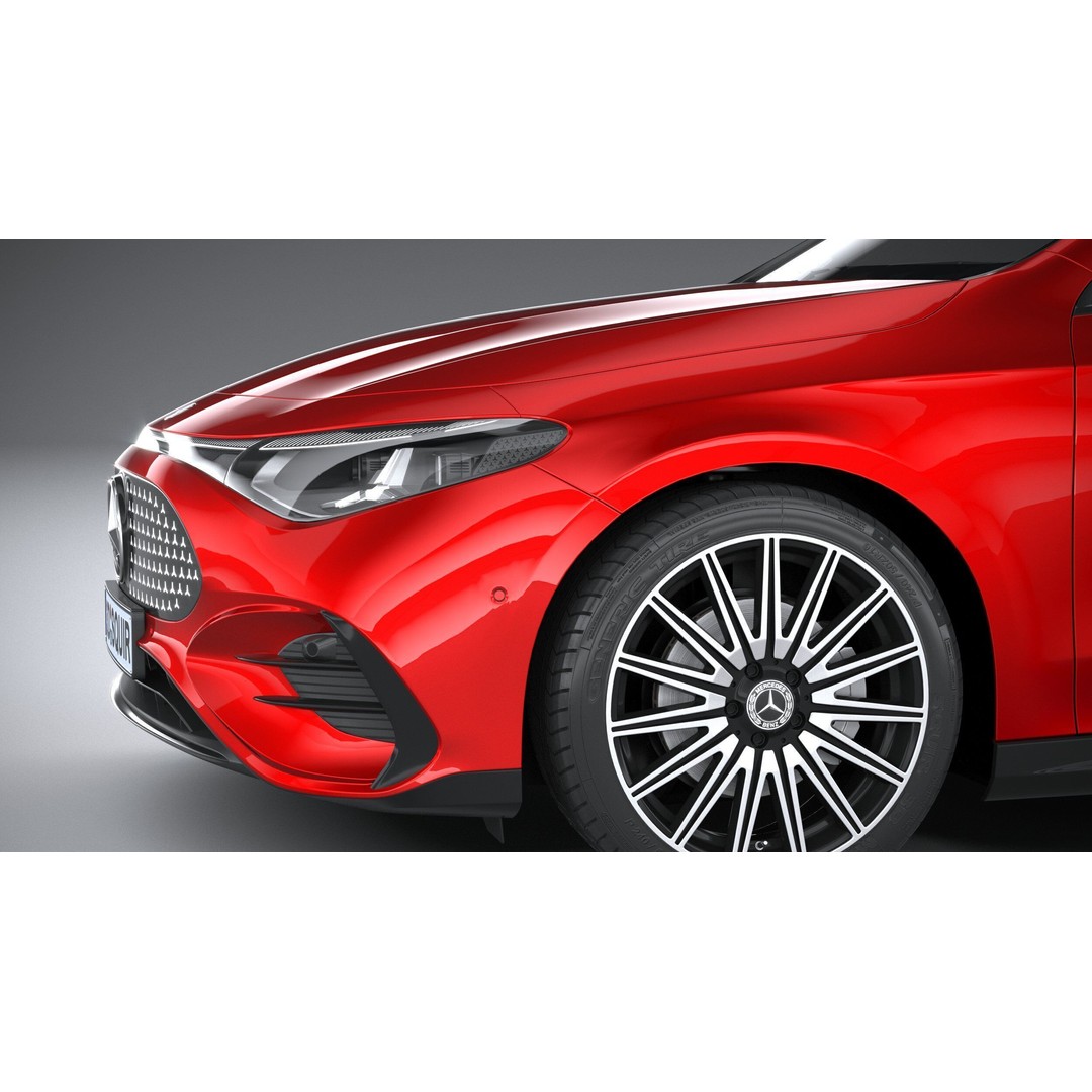 Mercedes-Benz CLA 2026 3D Model – High Poly Luxury Sedan, FBX, OBJ - View 5