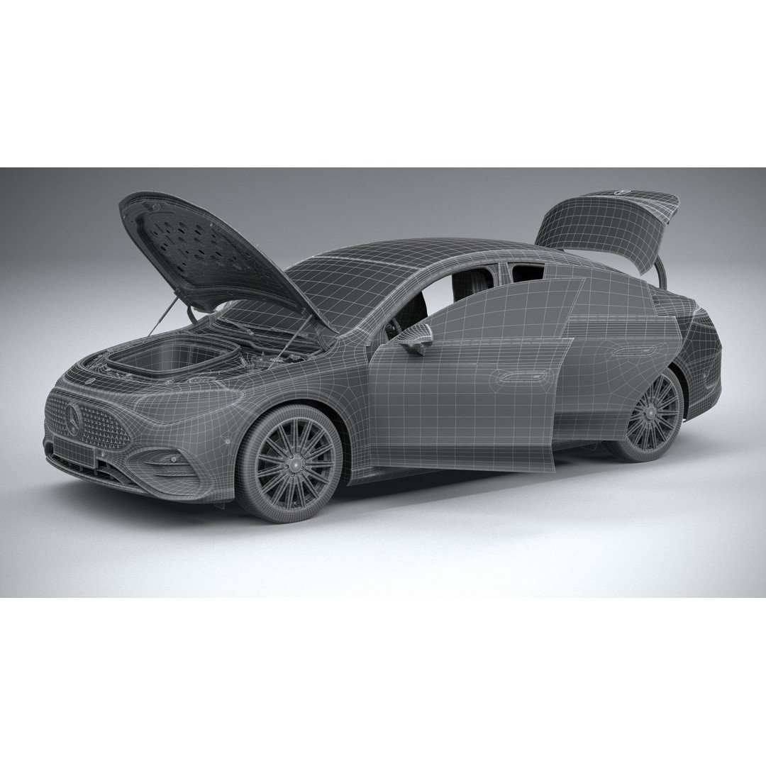 Mercedes-Benz CLA 2026 3D Model – High Poly Luxury Sedan, FBX, OBJ - View 52