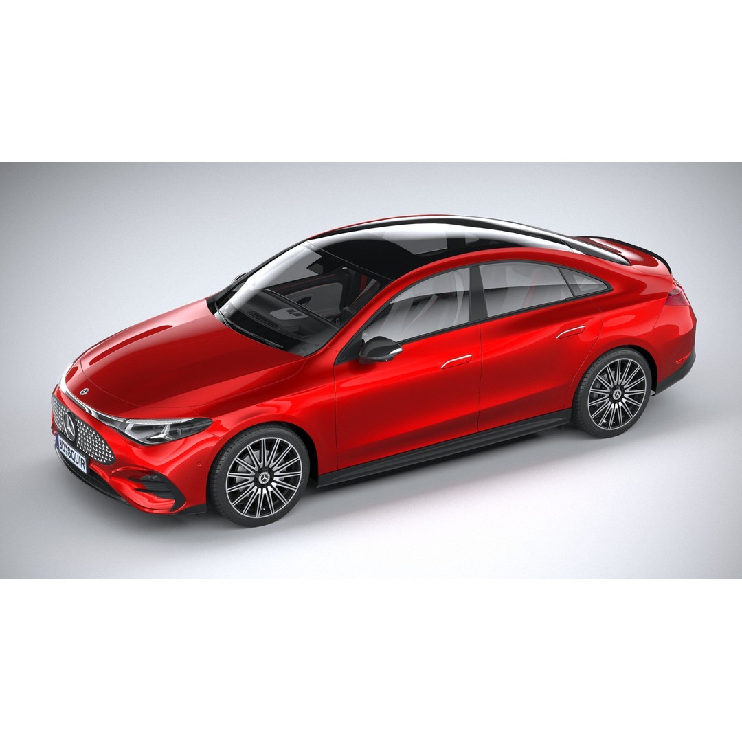 Mercedes-Benz CLA 2026 3D Model – High Poly Luxury Sedan, FBX, OBJ - View 9