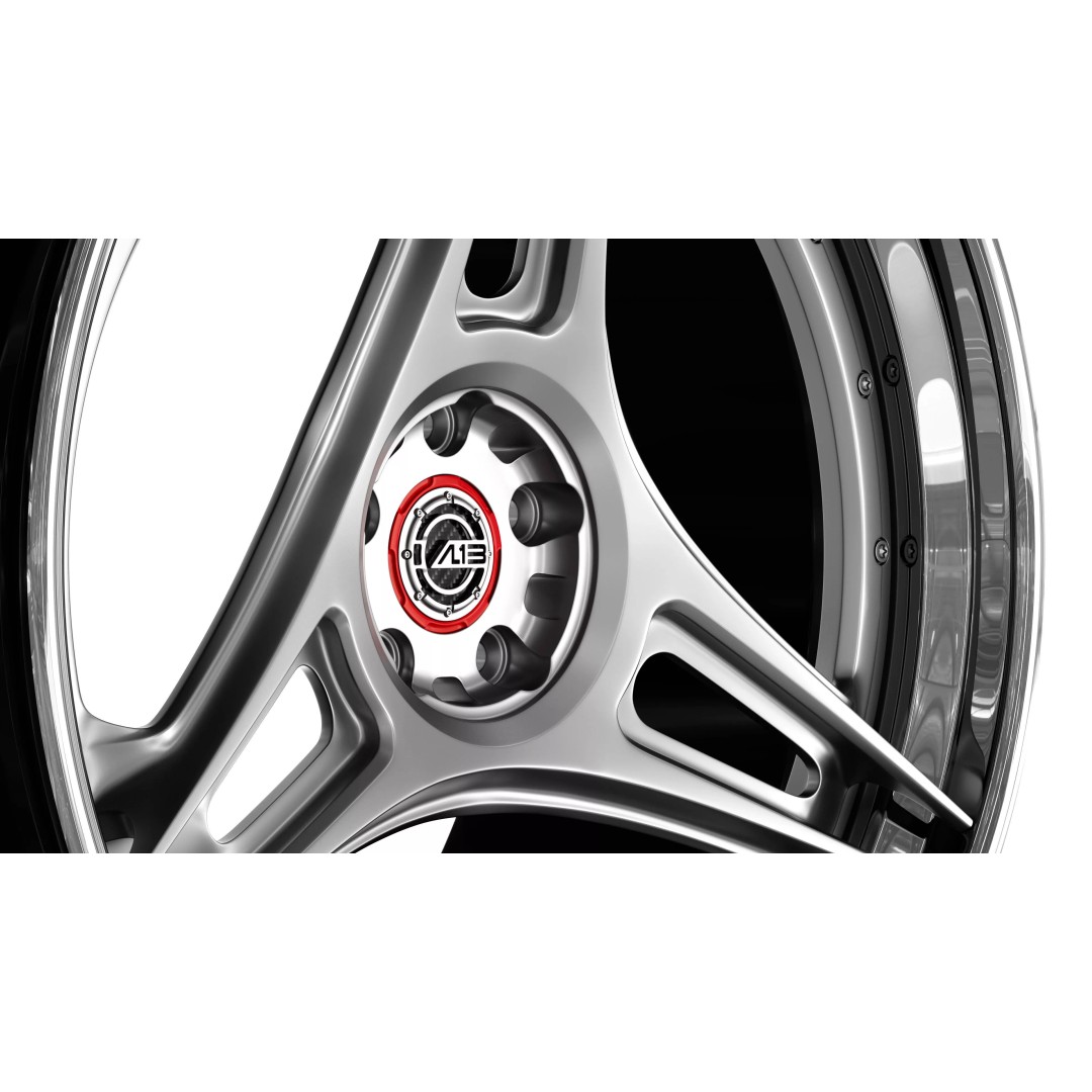 AL13 R-Series R35 Duoblock Wheel 3D Model – Low Poly Game Asset, FBX/OBJ - View 12
