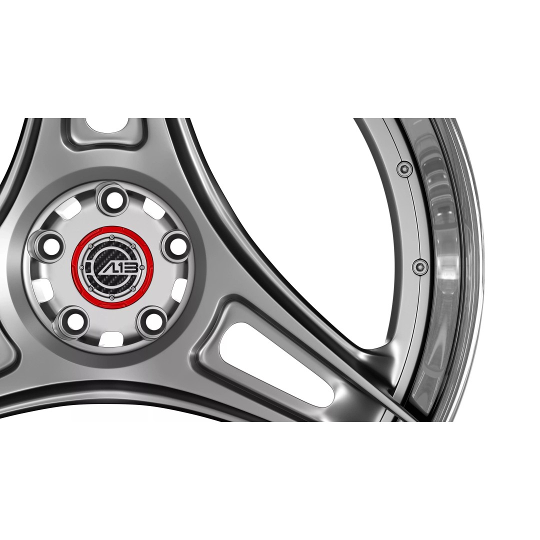 AL13 R-Series R35 Duoblock Wheel 3D Model – Low Poly Game Asset, FBX/OBJ - View 14