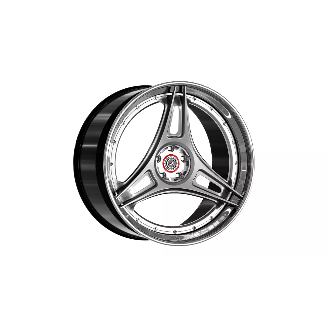 AL13 R-Series R35 Duoblock Wheel 3D Model – Low Poly Game Asset, FBX/OBJ - View 2