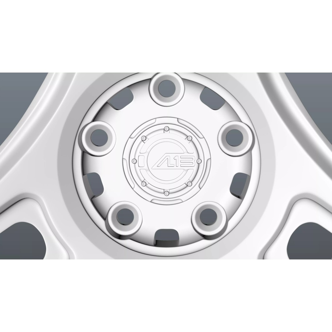 AL13 R-Series R35 Duoblock Wheel 3D Model – Low Poly Game Asset, FBX/OBJ - View 22