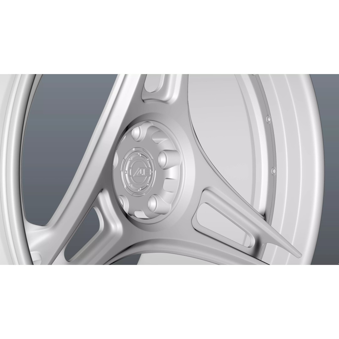 AL13 R-Series R35 Duoblock Wheel 3D Model – Low Poly Game Asset, FBX/OBJ - View 24