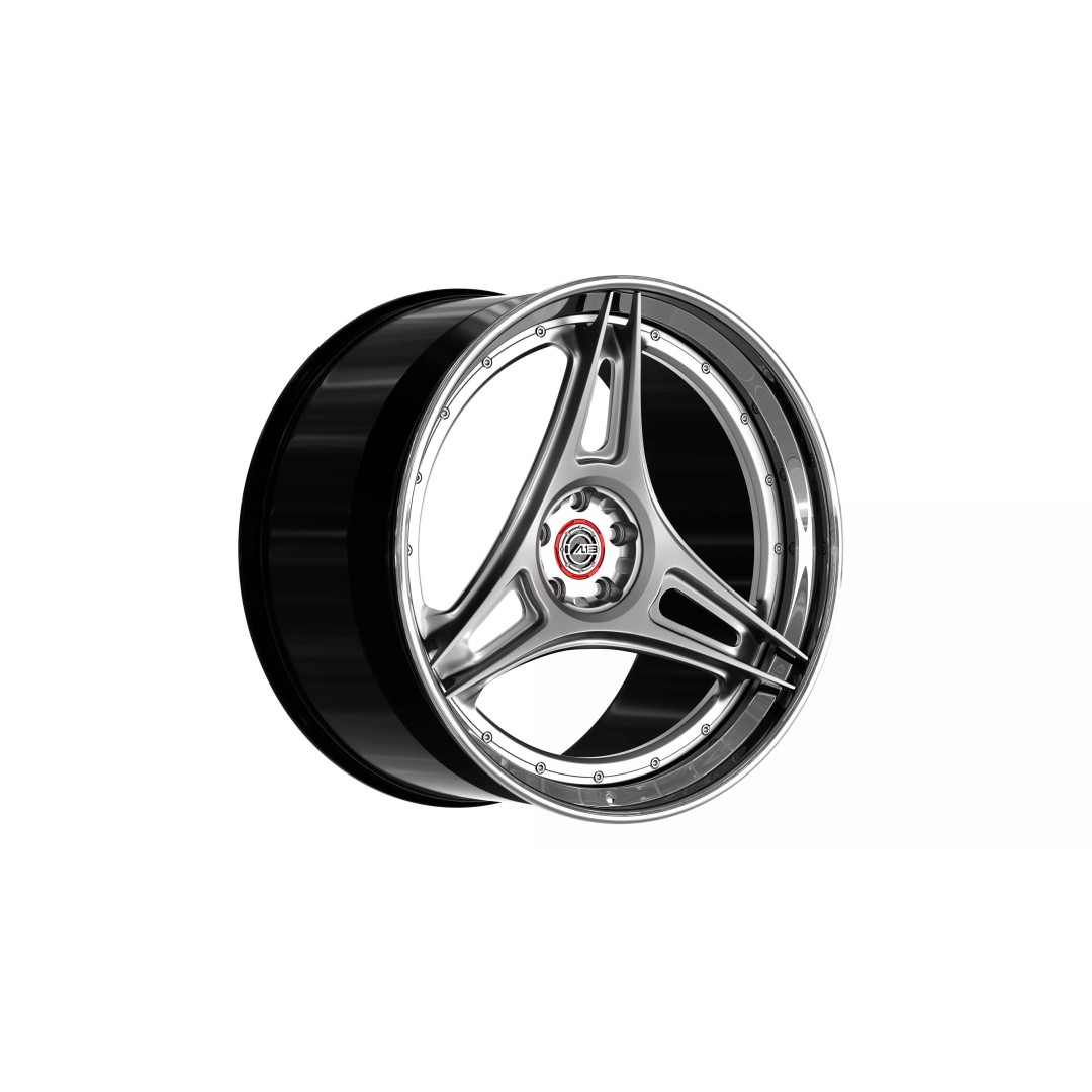 AL13 R-Series R35 Duoblock Wheel 3D Model – Low Poly Game Asset, FBX/OBJ - View 3