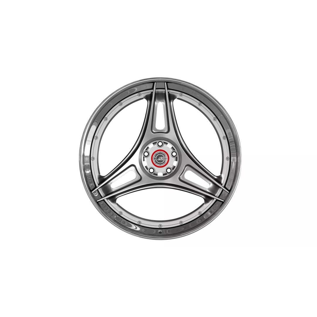 AL13 R-Series R35 Duoblock Wheel 3D Model – Low Poly Game Asset, FBX/OBJ - View 4