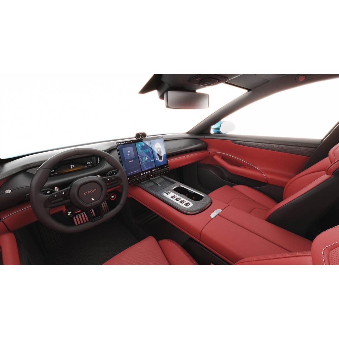 Xiaomi SU7 2024 3D Model – Detailed Sedan with Interior, FBX & OBJ - View 15