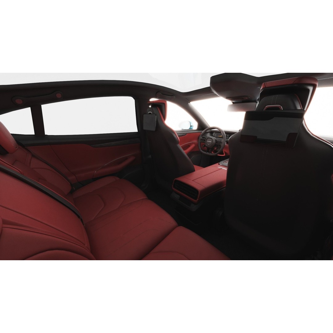 Xiaomi SU7 2024 3D Model – Detailed Sedan with Interior, FBX & OBJ - View 17