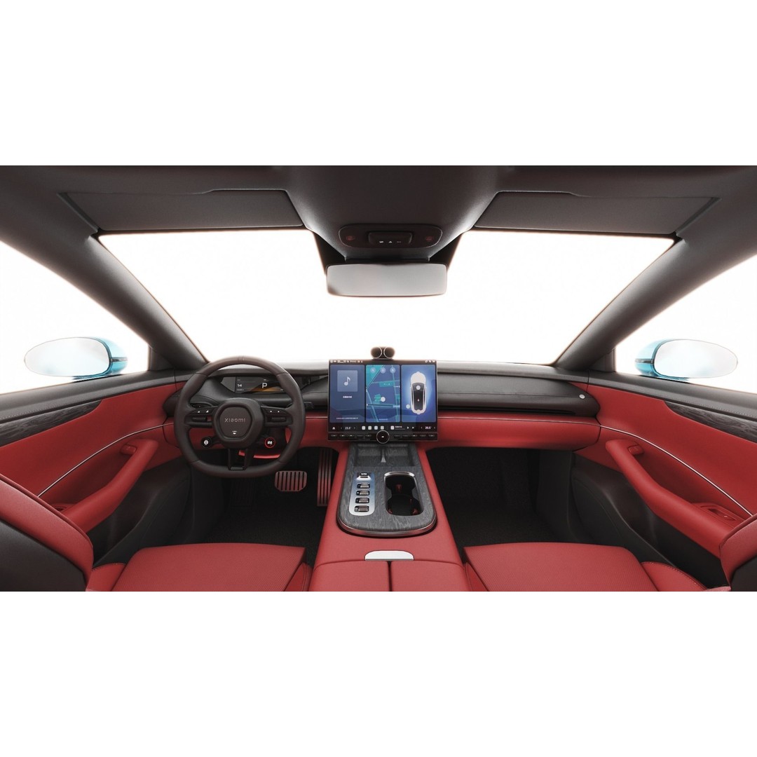 Xiaomi SU7 2024 3D Model – Detailed Sedan with Interior, FBX & OBJ - View 18