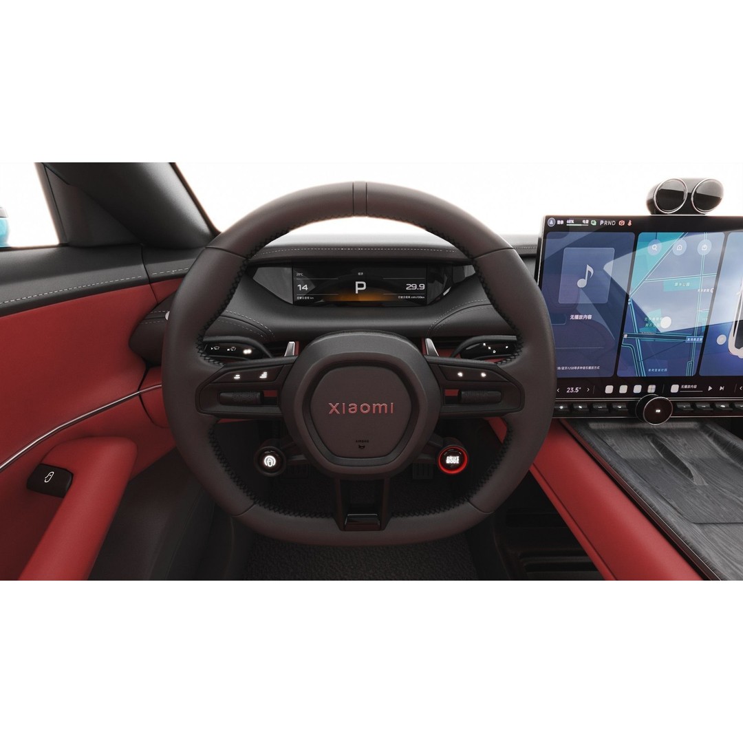 Xiaomi SU7 2024 3D Model – Detailed Sedan with Interior, FBX & OBJ - View 20