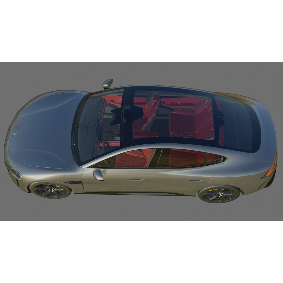 Xiaomi SU7 2024 3D Model – Detailed Sedan with Interior, FBX & OBJ - View 25