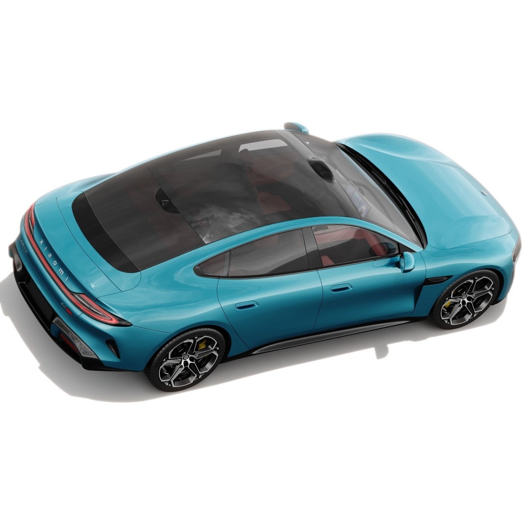Xiaomi SU7 2024 3D Model – Detailed Sedan with Interior, FBX & OBJ - View 8