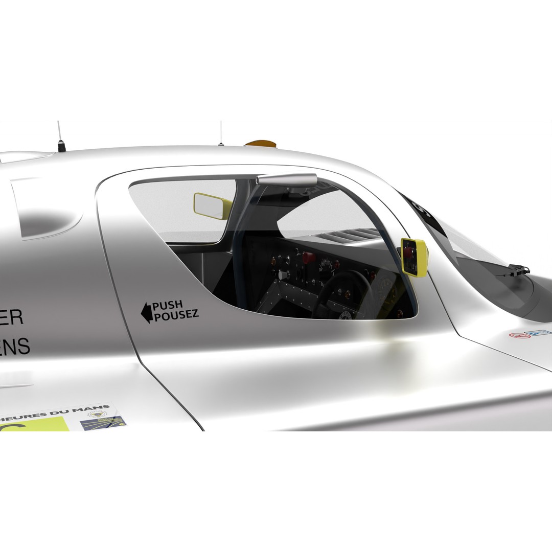 Mercedes Benz C9 GT 1987 3D Model – High Poly Racing Car, FBX - View 13