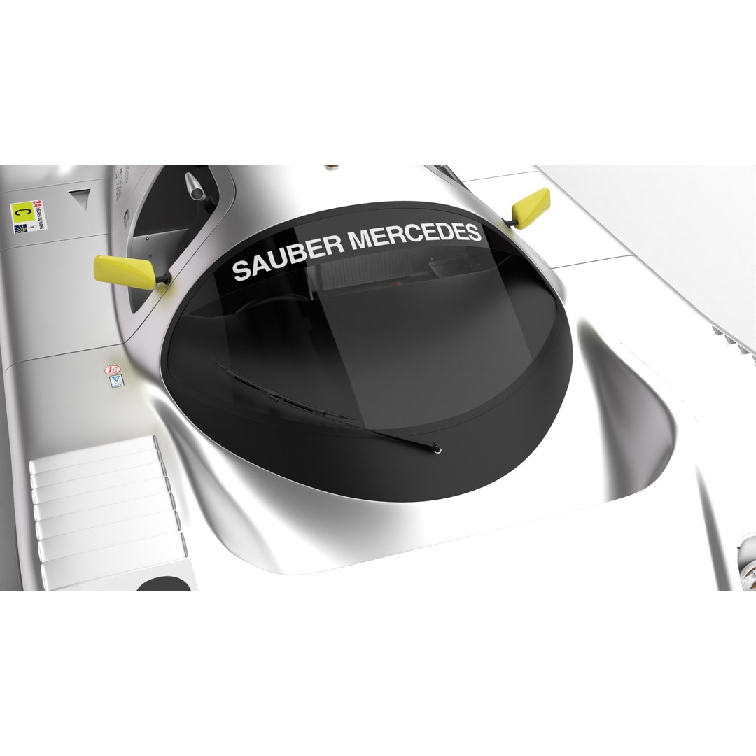 Mercedes Benz C9 GT 1987 3D Model – High Poly Racing Car, FBX - View 15