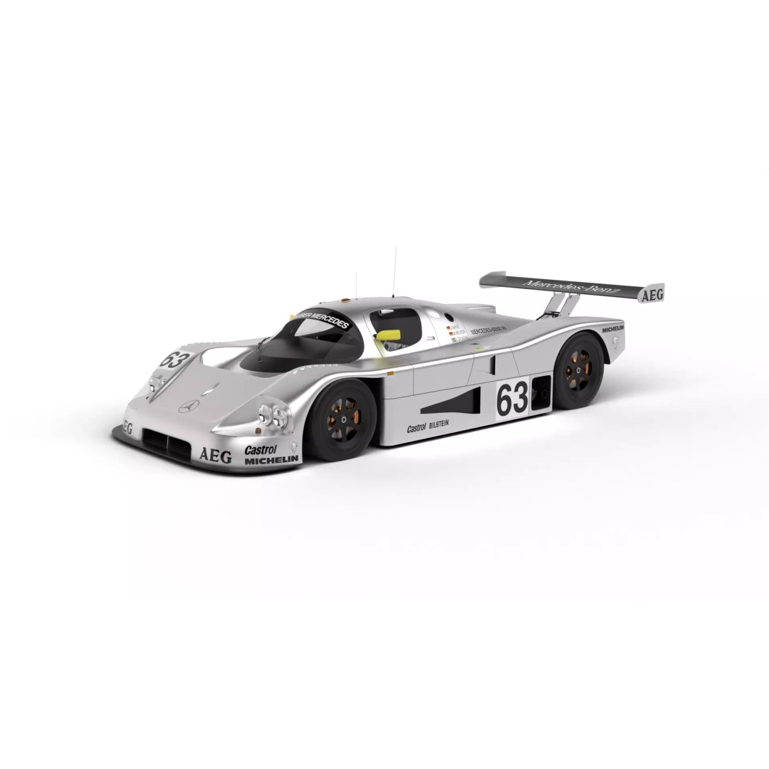 Mercedes Benz C9 GT 1987 3D Model – High Poly Racing Car, FBX - View 2