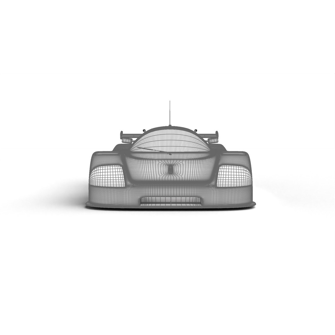 Mercedes Benz C9 GT 1987 3D Model – High Poly Racing Car, FBX - View 31
