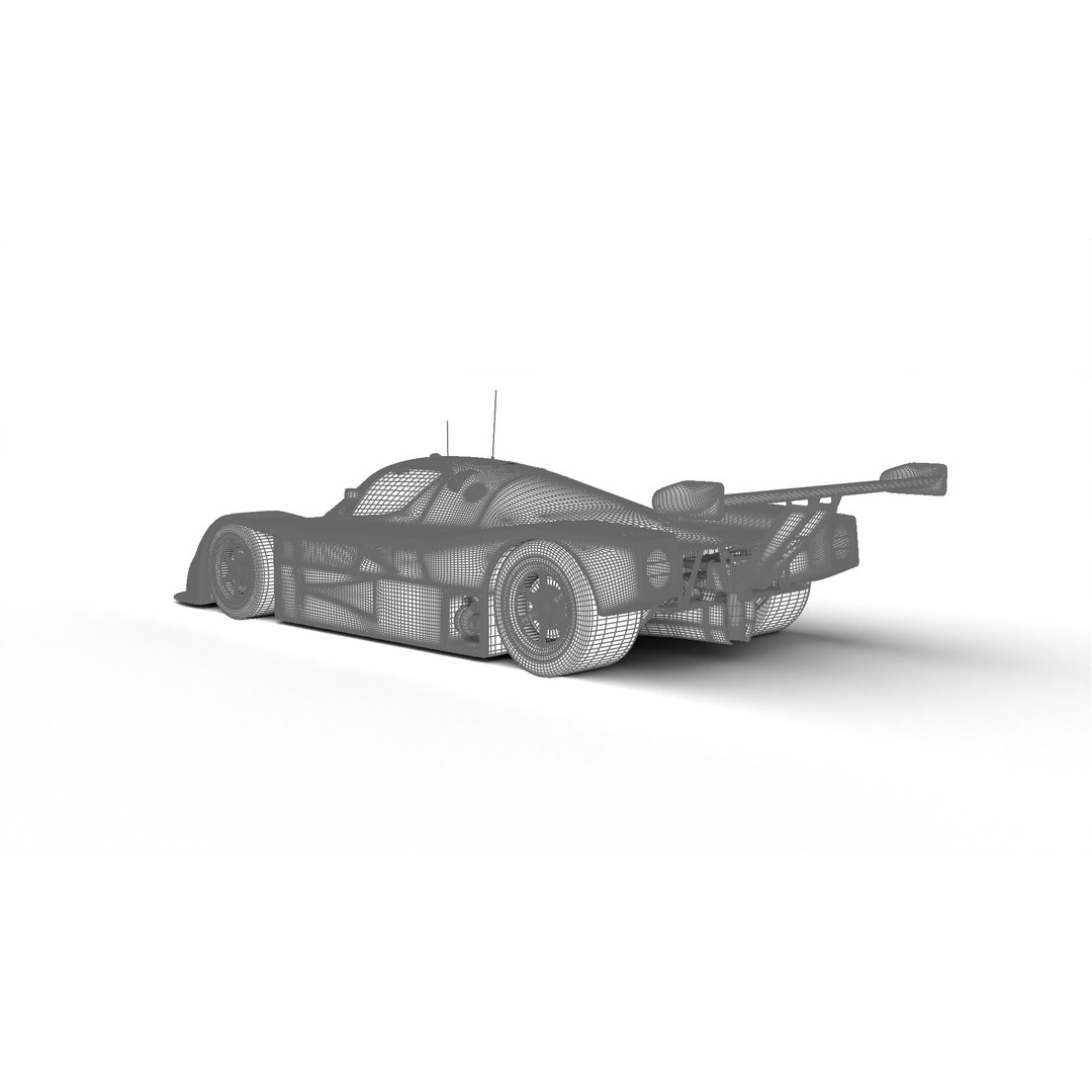 Mercedes Benz C9 GT 1987 3D Model – High Poly Racing Car, FBX - View 32