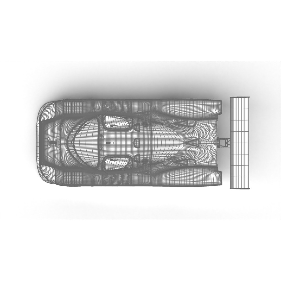 Mercedes Benz C9 GT 1987 3D Model – High Poly Racing Car, FBX - View 37