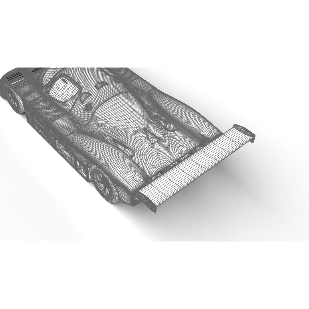 Mercedes Benz C9 GT 1987 3D Model – High Poly Racing Car, FBX - View 42
