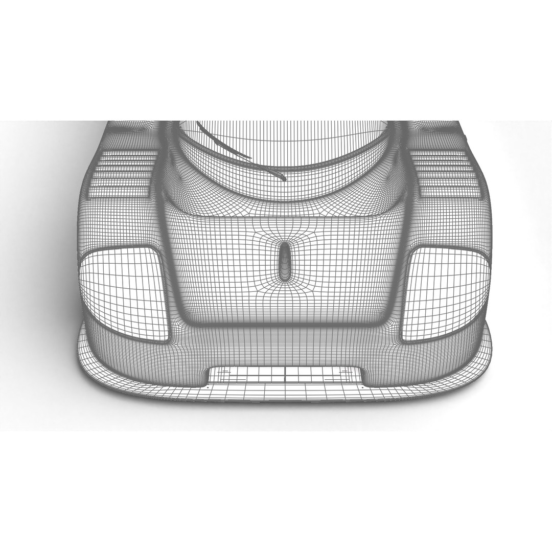 Mercedes Benz C9 GT 1987 3D Model – High Poly Racing Car, FBX - View 44