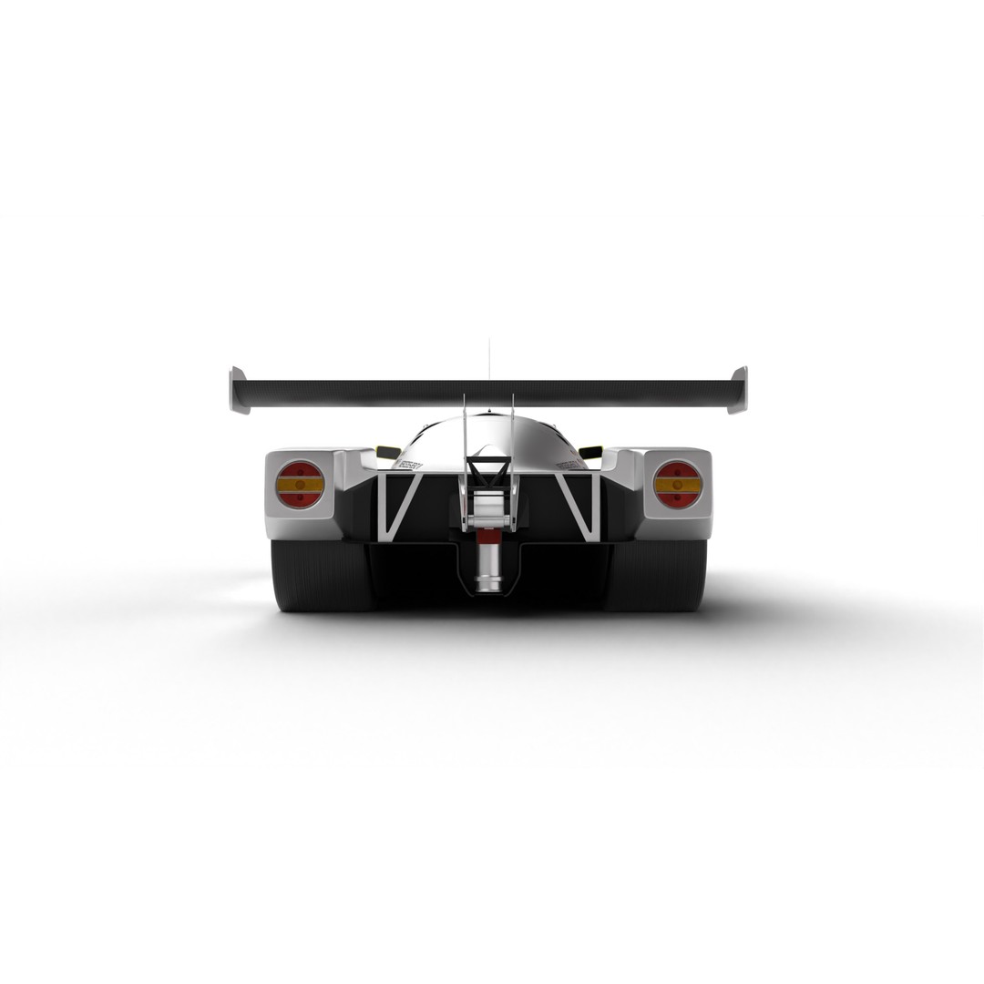 Mercedes Benz C9 GT 1987 3D Model – High Poly Racing Car, FBX - View 7