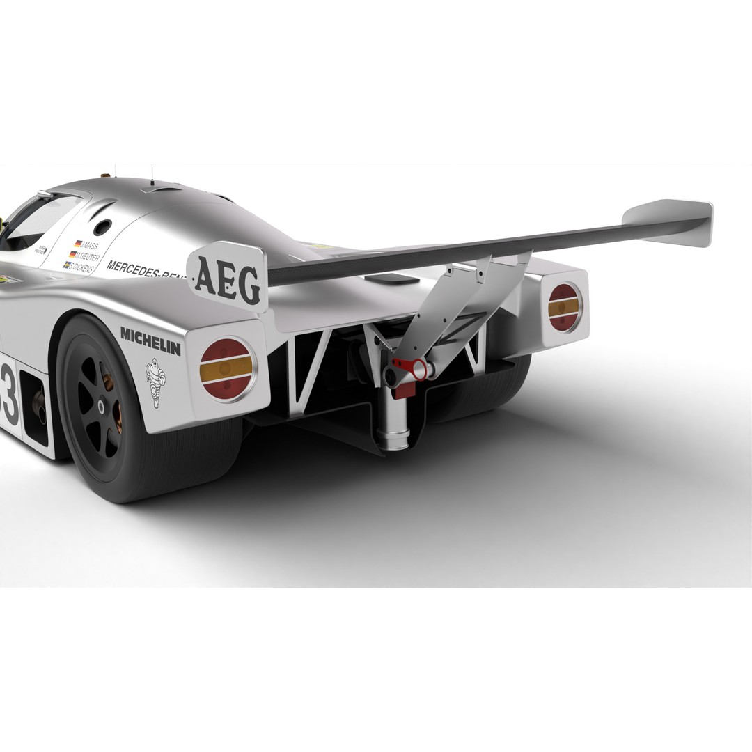 Mercedes Benz C9 GT 1987 3D Model – High Poly Racing Car, FBX - View 8