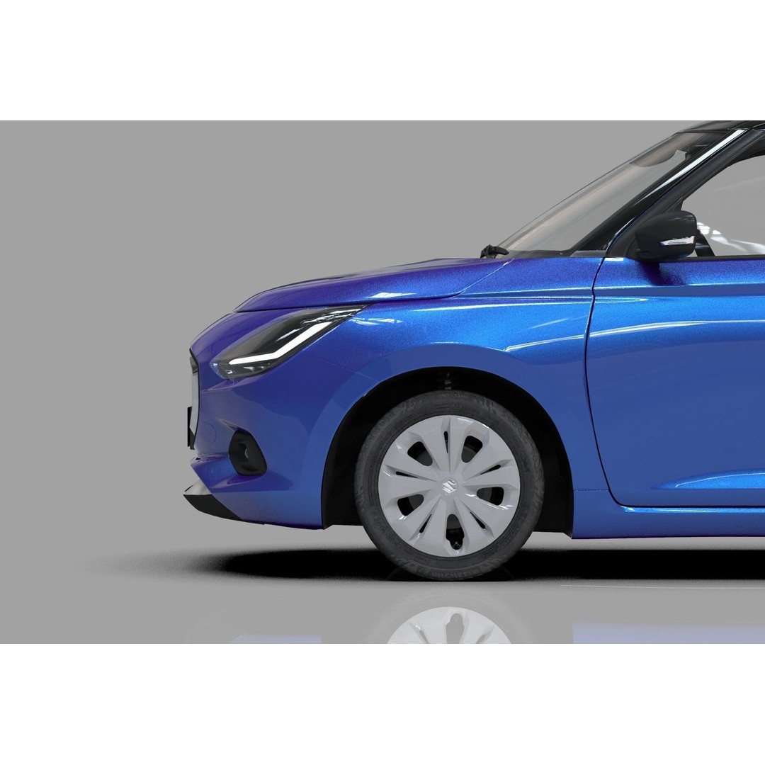 Suzuki Swift JP-SPEC 2024 3D Model – High Poly Interior, FBX, OBJ - View 16