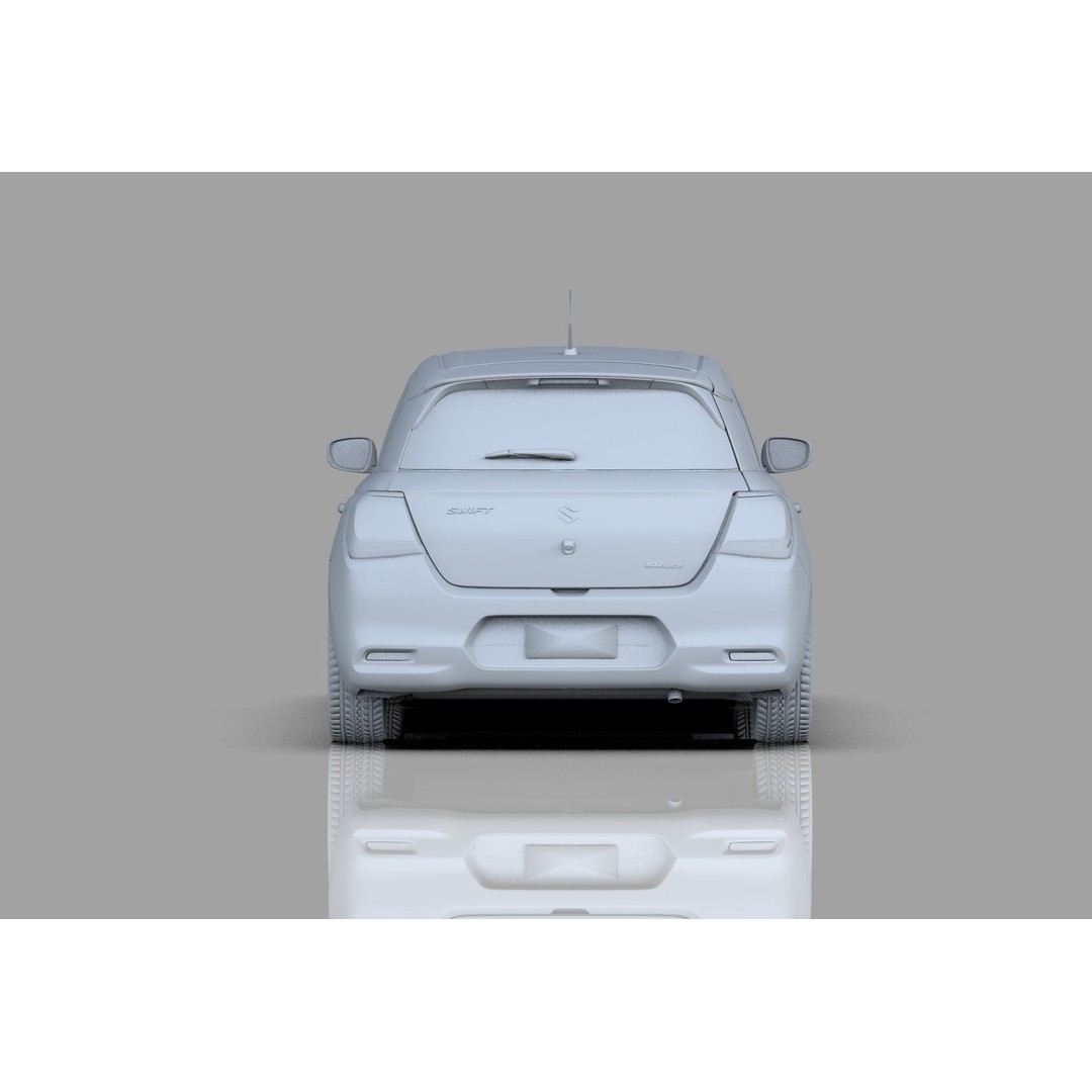 Suzuki Swift JP-SPEC 2024 3D Model – High Poly Interior, FBX, OBJ - View 30