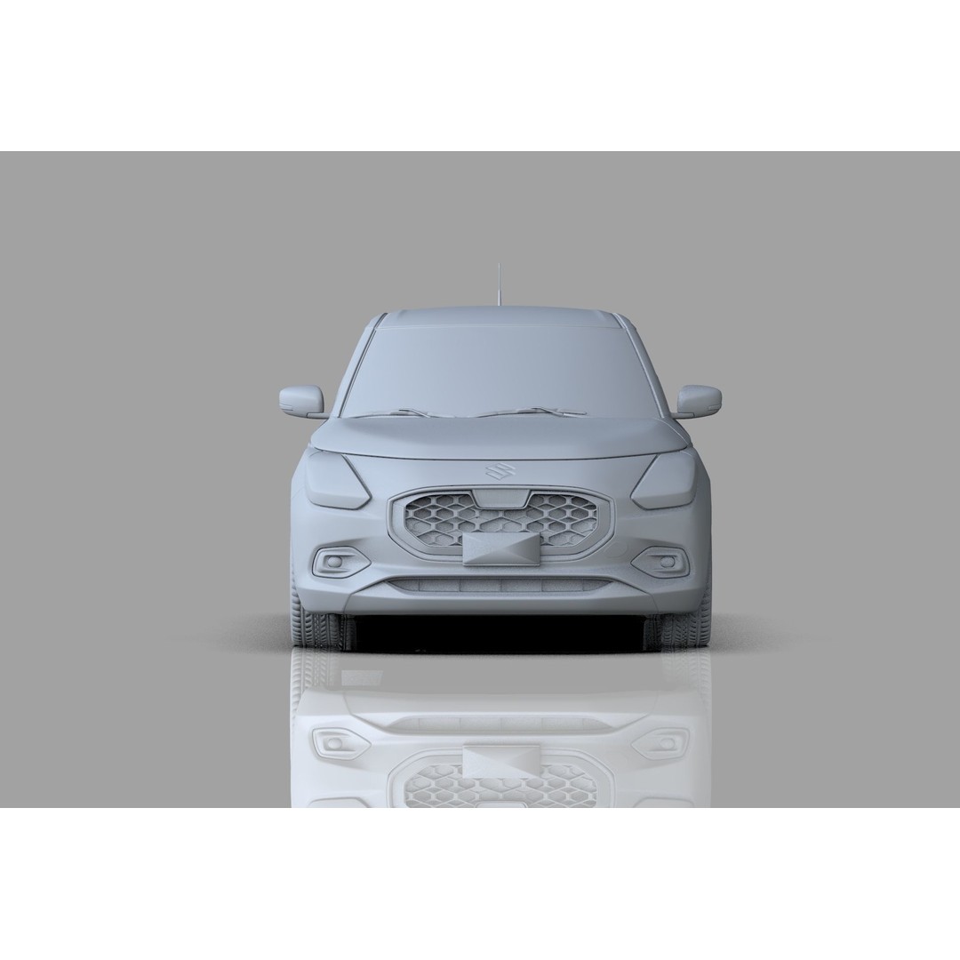 Suzuki Swift JP-SPEC 2024 3D Model – High Poly Interior, FBX, OBJ - View 31