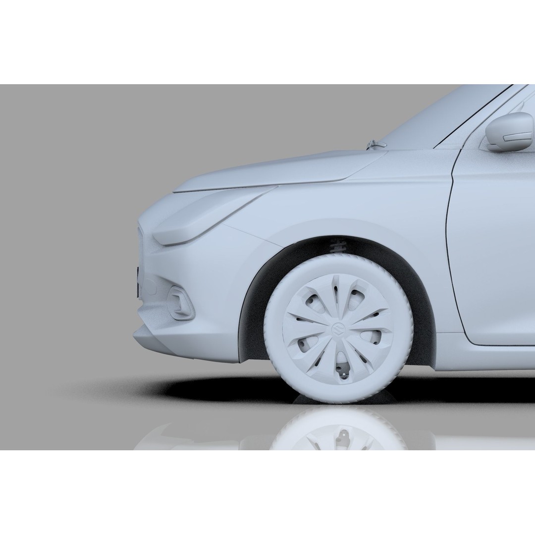 Suzuki Swift JP-SPEC 2024 3D Model – High Poly Interior, FBX, OBJ - View 36