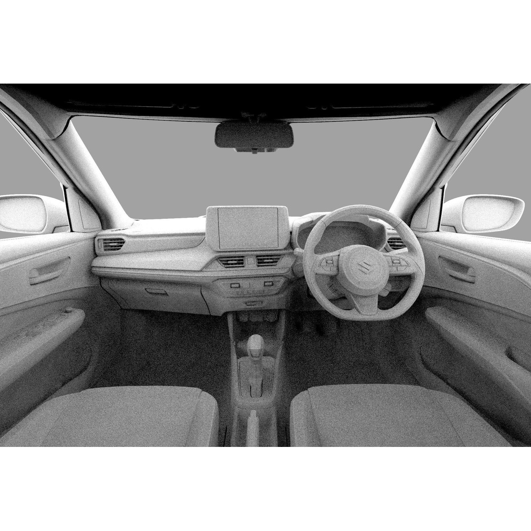 Suzuki Swift JP-SPEC 2024 3D Model – High Poly Interior, FBX, OBJ - View 37