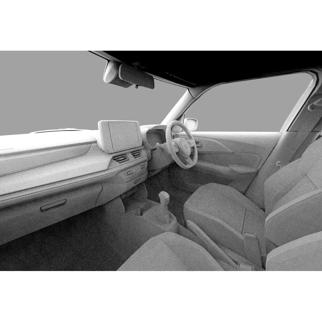 Suzuki Swift JP-SPEC 2024 3D Model – High Poly Interior, FBX, OBJ - View 39