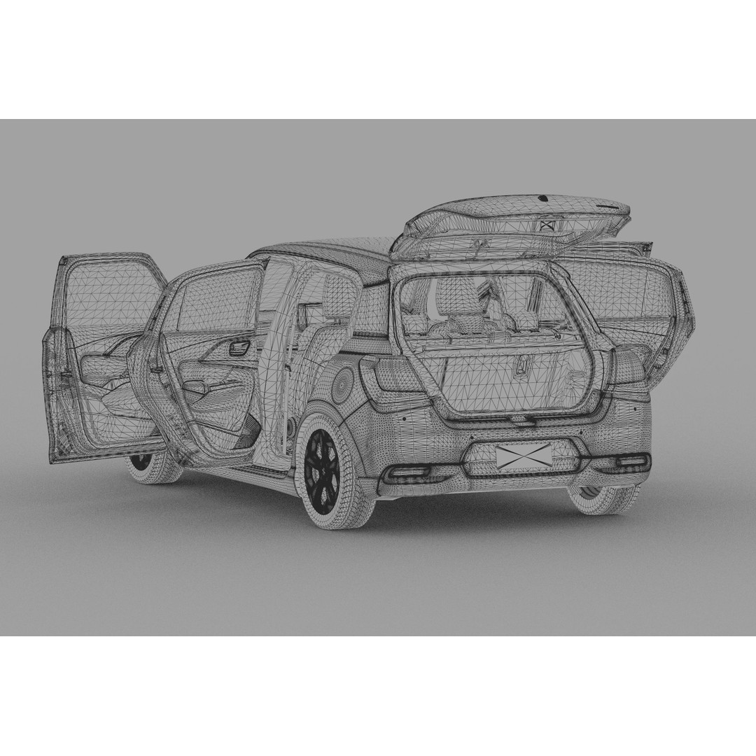 Suzuki Swift JP-SPEC 2024 3D Model – High Poly Interior, FBX, OBJ - View 45