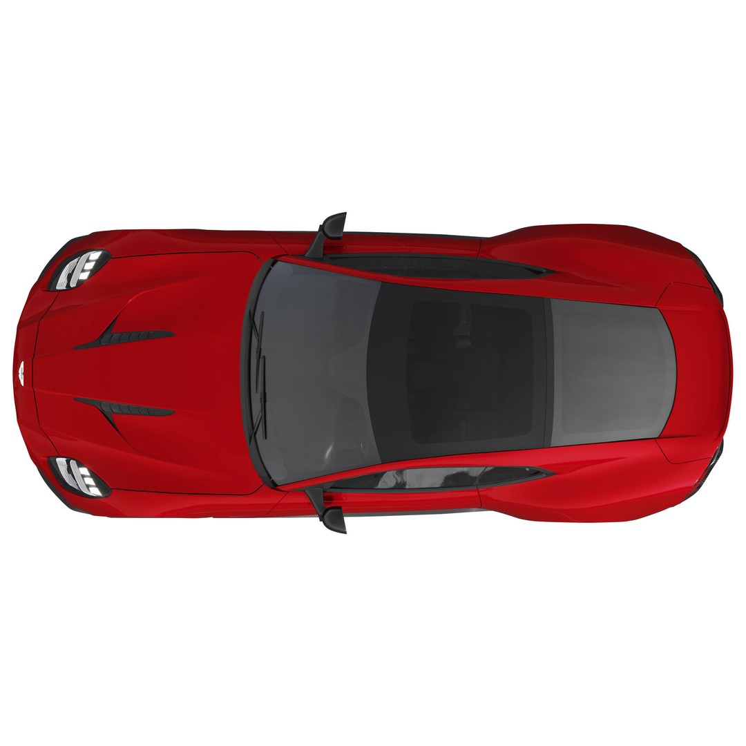 Aston Martin Vanquish 2025 3D Model – High Poly PBR Car Asset, FBX - View 10