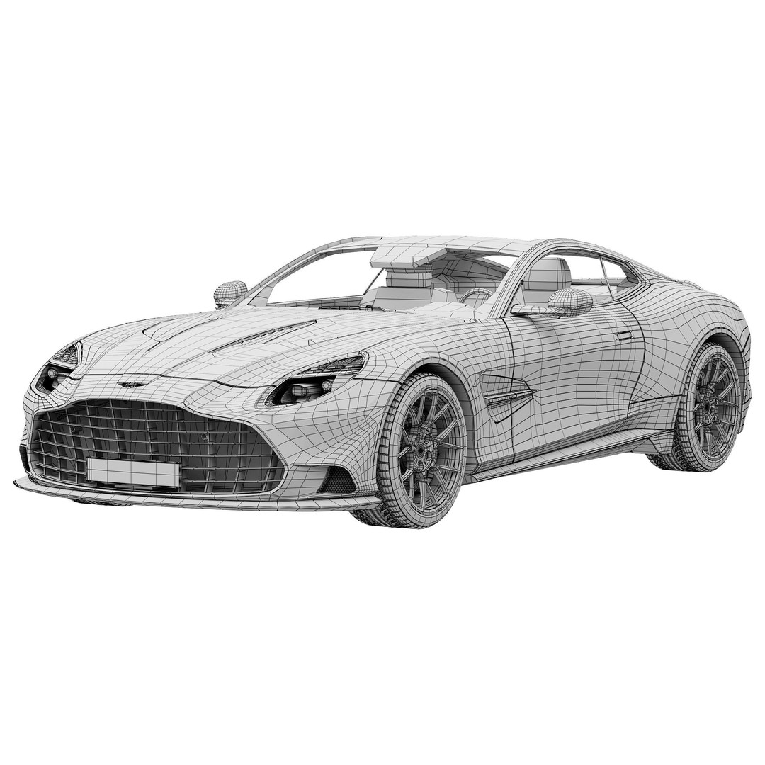 Aston Martin Vanquish 2025 3D Model – High Poly PBR Car Asset, FBX - View 15