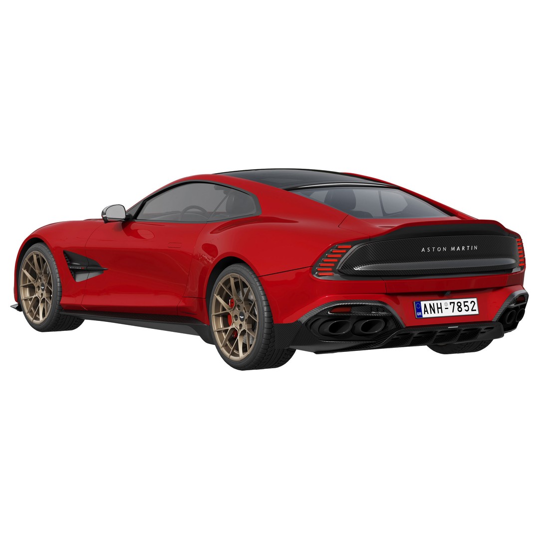 Aston Martin Vanquish 2025 3D Model – High Poly PBR Car Asset, FBX - View 4