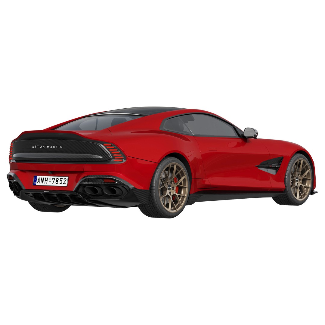 Aston Martin Vanquish 2025 3D Model – High Poly PBR Car Asset, FBX - View 5