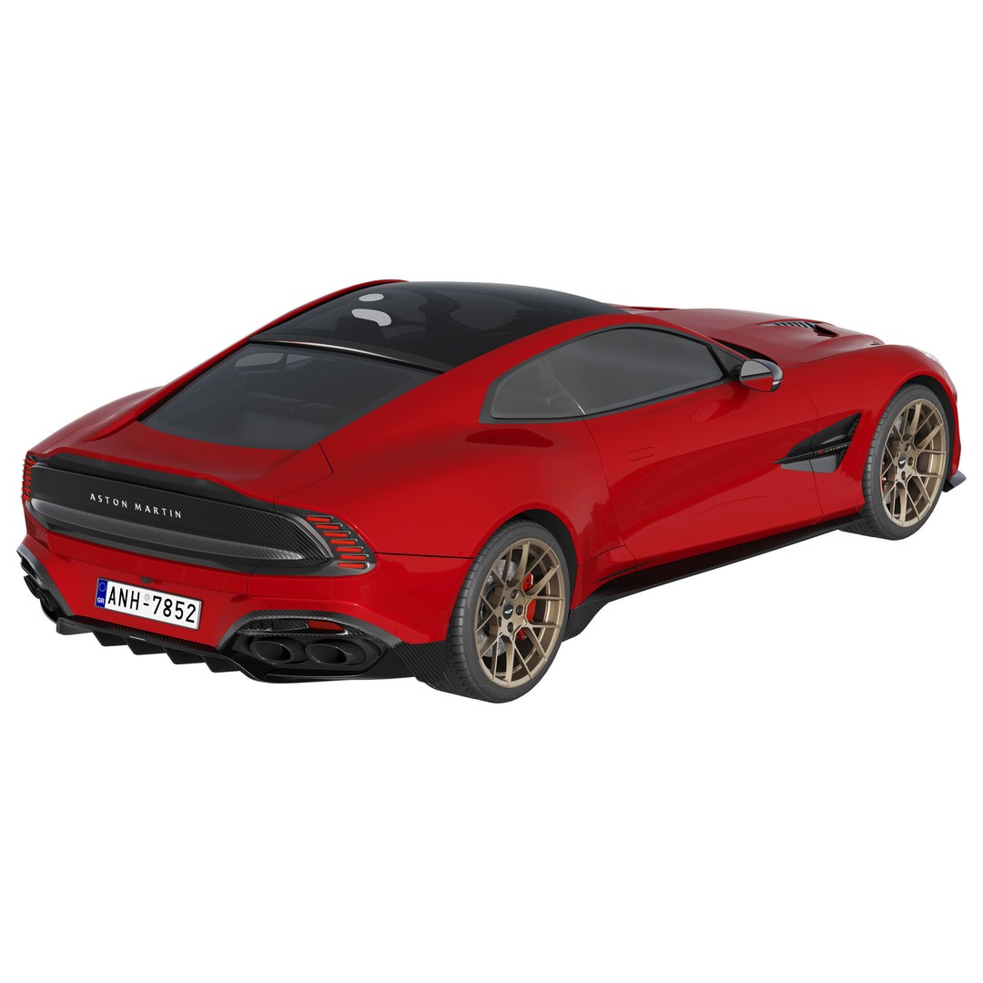 Aston Martin Vanquish 2025 3D Model – High Poly PBR Car Asset, FBX - View 6