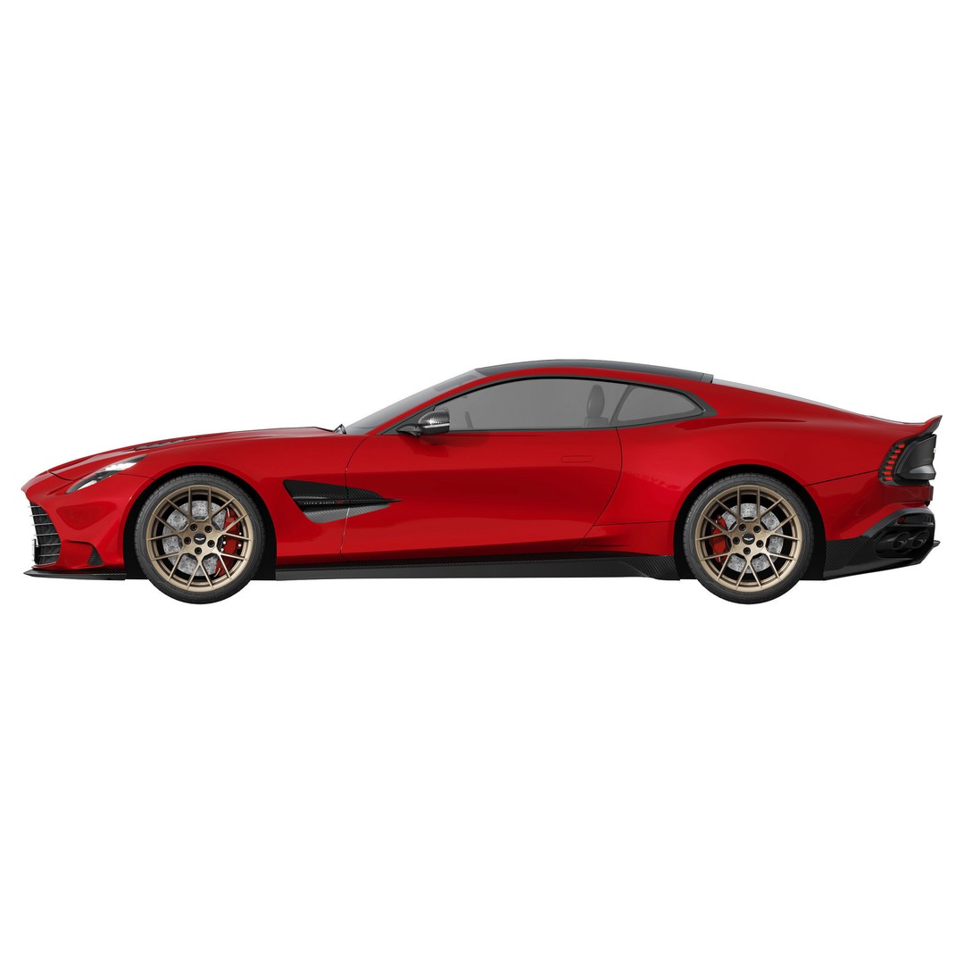 Aston Martin Vanquish 2025 3D Model – High Poly PBR Car Asset, FBX - View 7