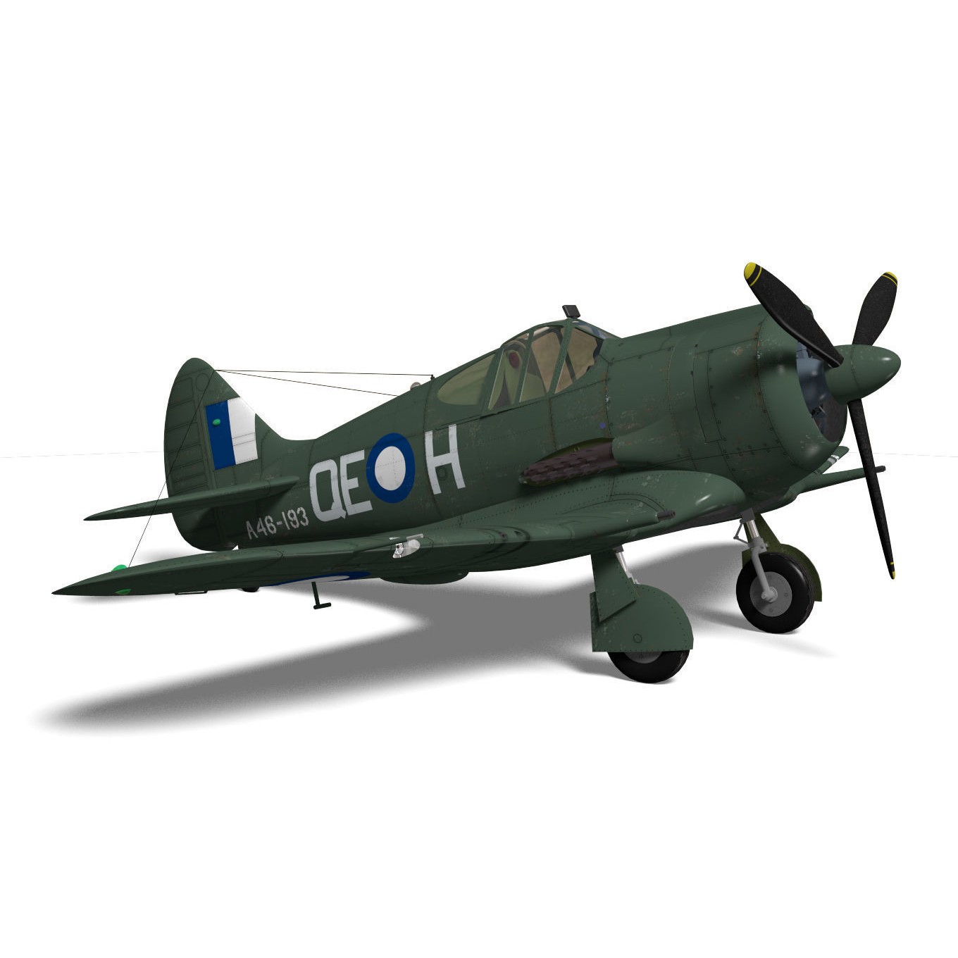 CAC CA-13 Boomerang - 3D Model - View 10