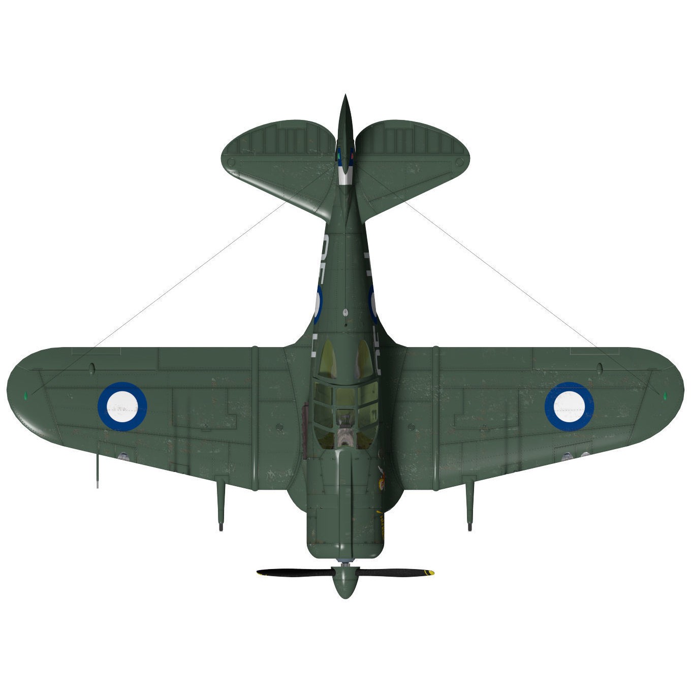 CAC CA-13 Boomerang - 3D Model - View 14