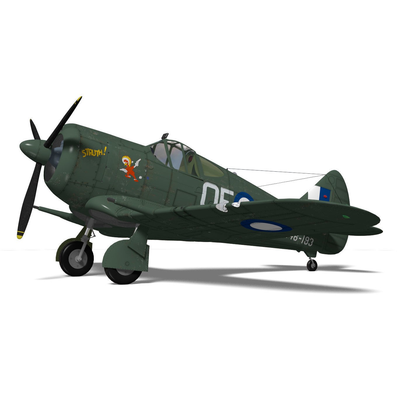 CAC CA-13 Boomerang - 3D Model - View 8