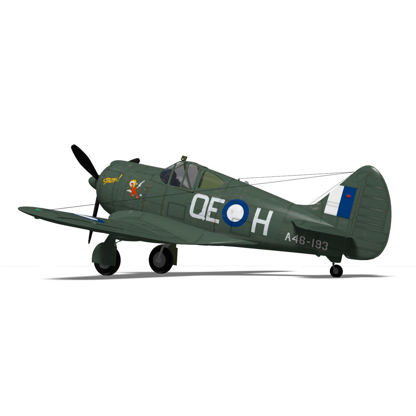 CAC CA-13 Boomerang - 3D Model - View 9