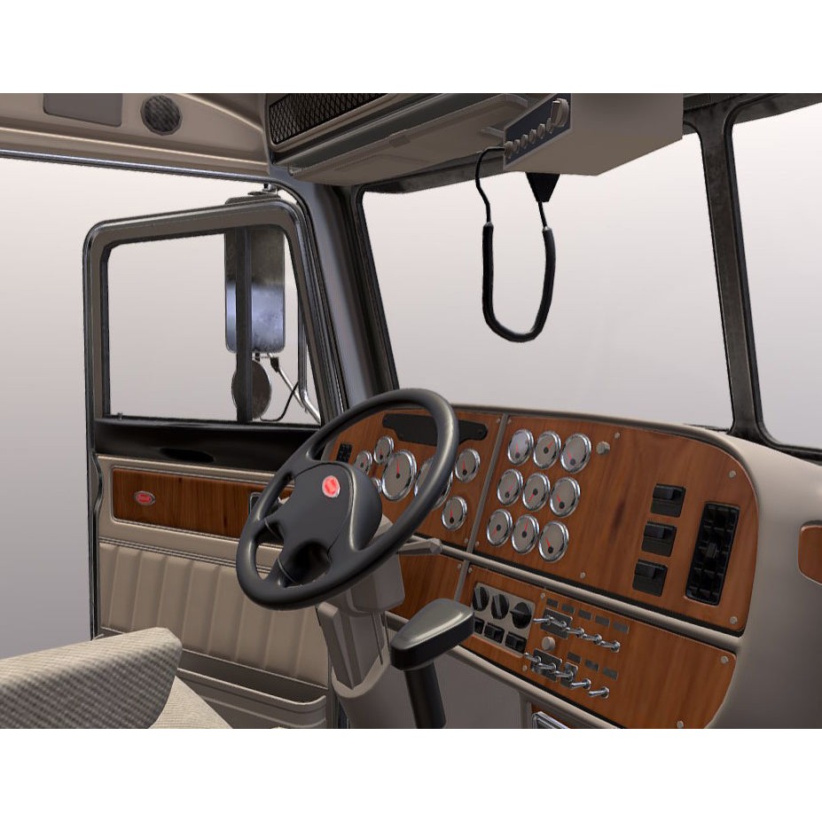 Truck 379 3D Model – Detailed Interior, PBR Textures, FBX - View 3