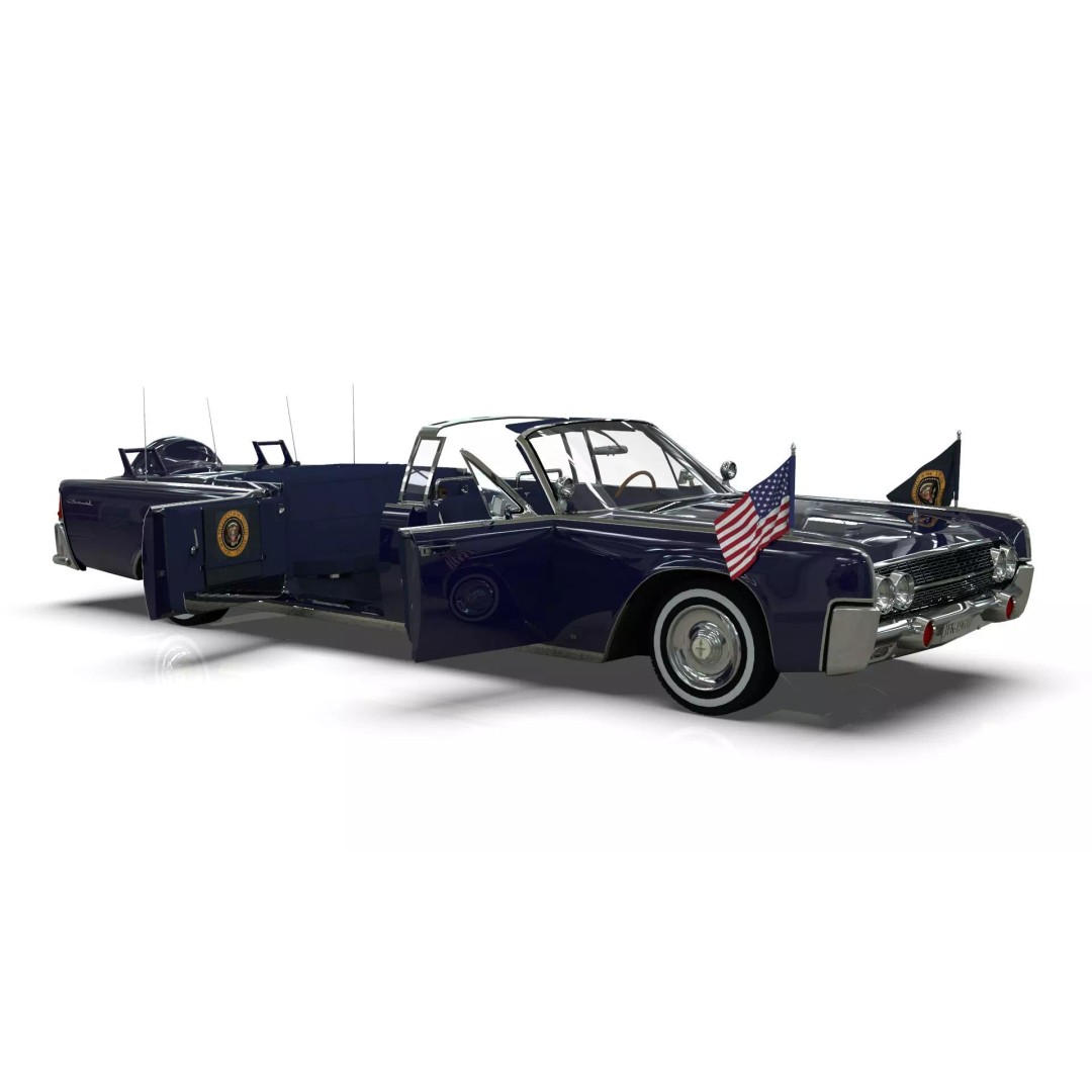 Continental X100 3D Model – Low Poly Luxury Car, Blender & FBX - View 11