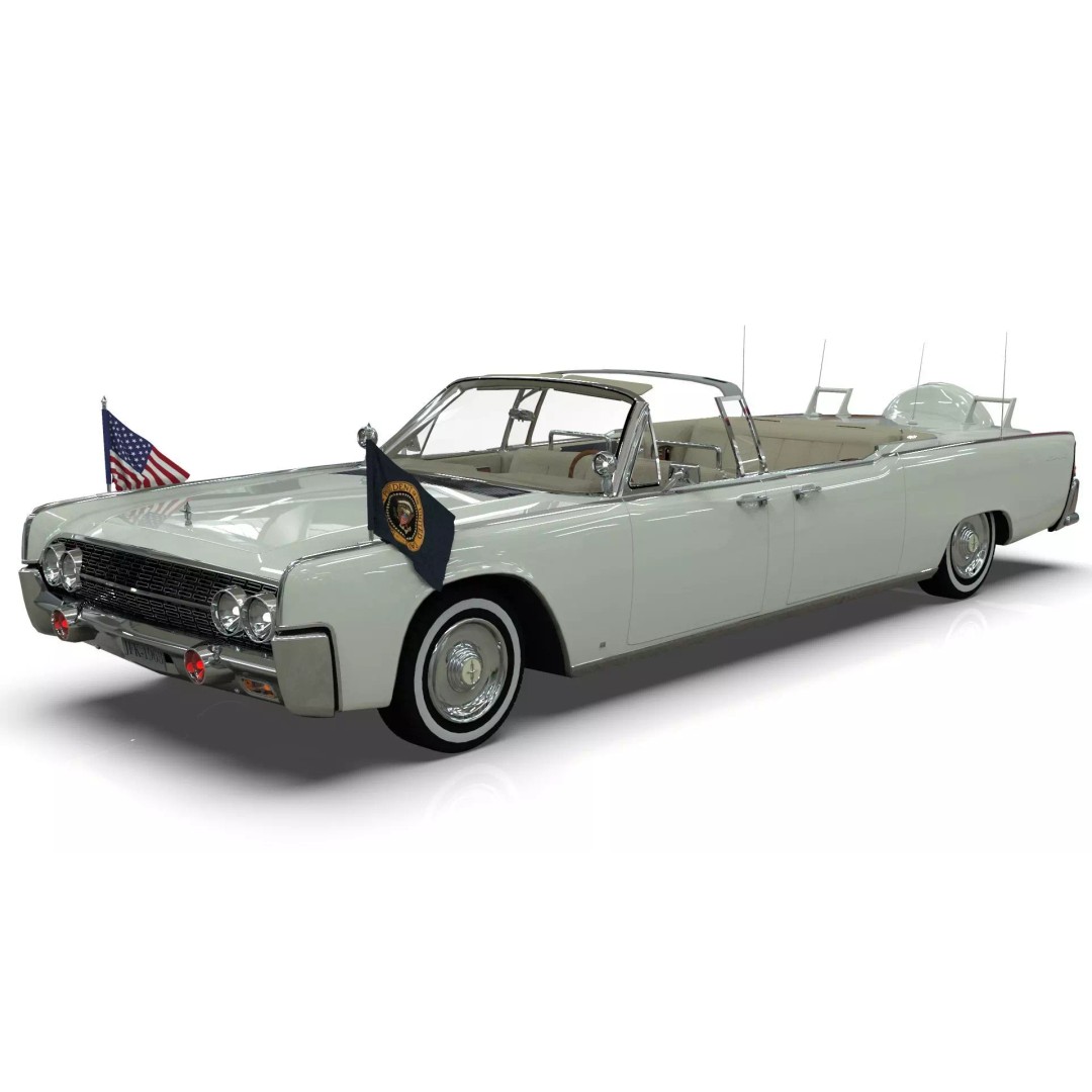 Continental X100 3D Model – Low Poly Luxury Car, Blender & FBX - View 13