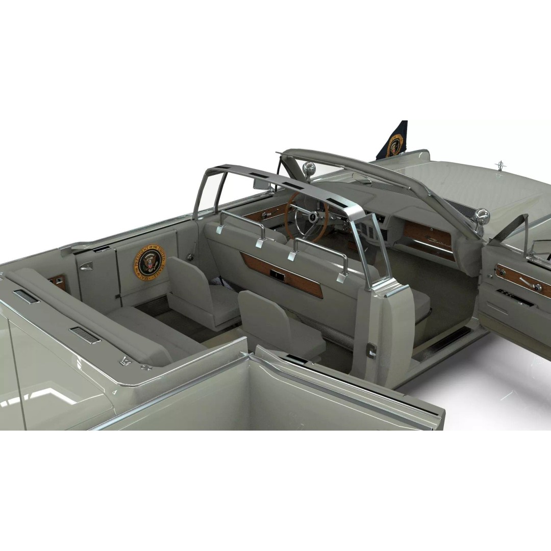 Continental X100 3D Model – Low Poly Luxury Car, Blender & FBX - View 19