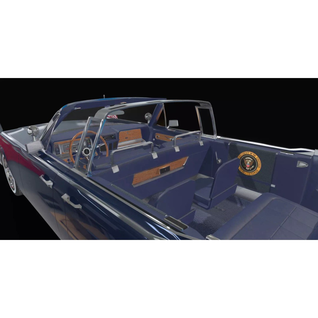 Continental X100 3D Model – Low Poly Luxury Car, Blender & FBX - View 26
