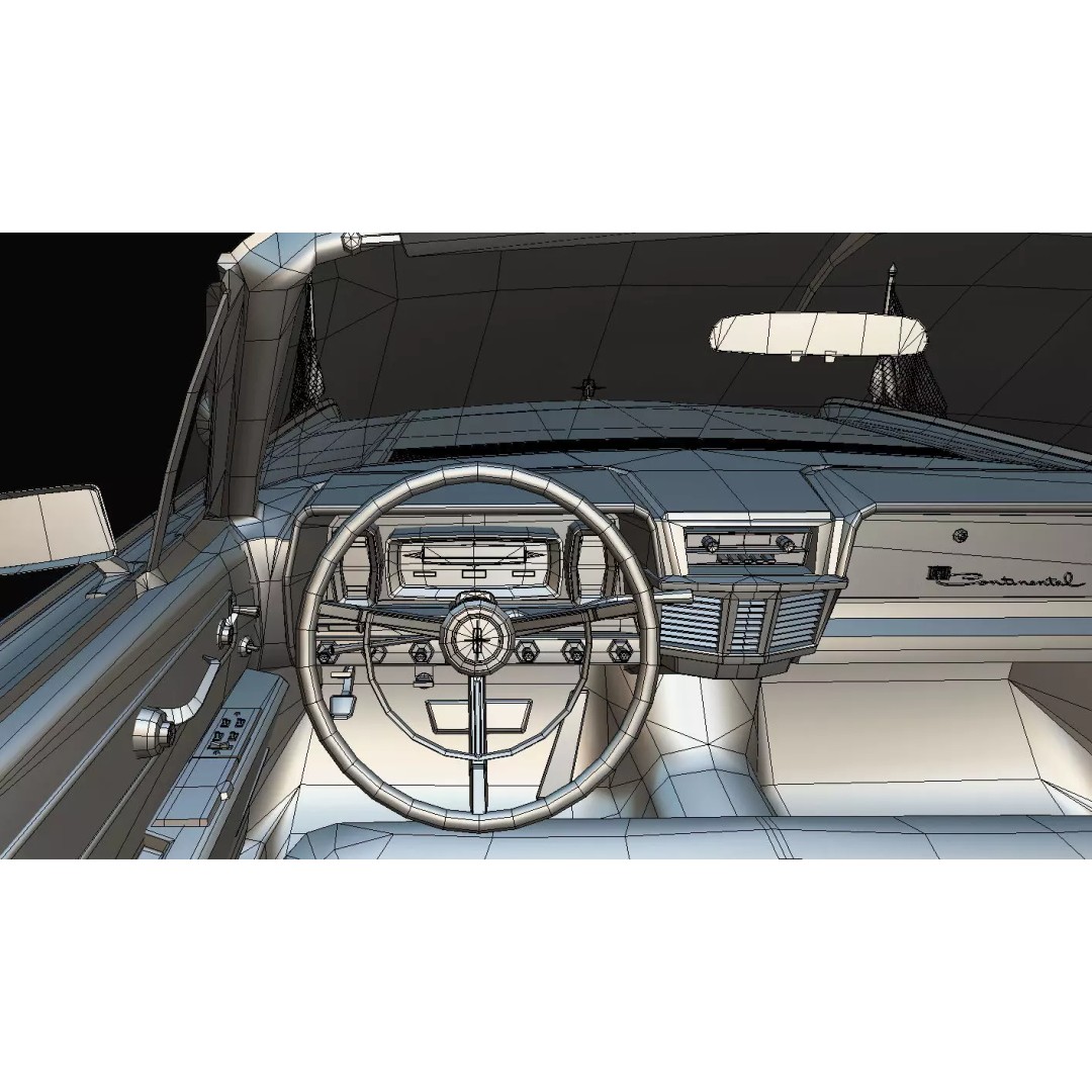 Continental X100 3D Model – Low Poly Luxury Car, Blender & FBX - View 37