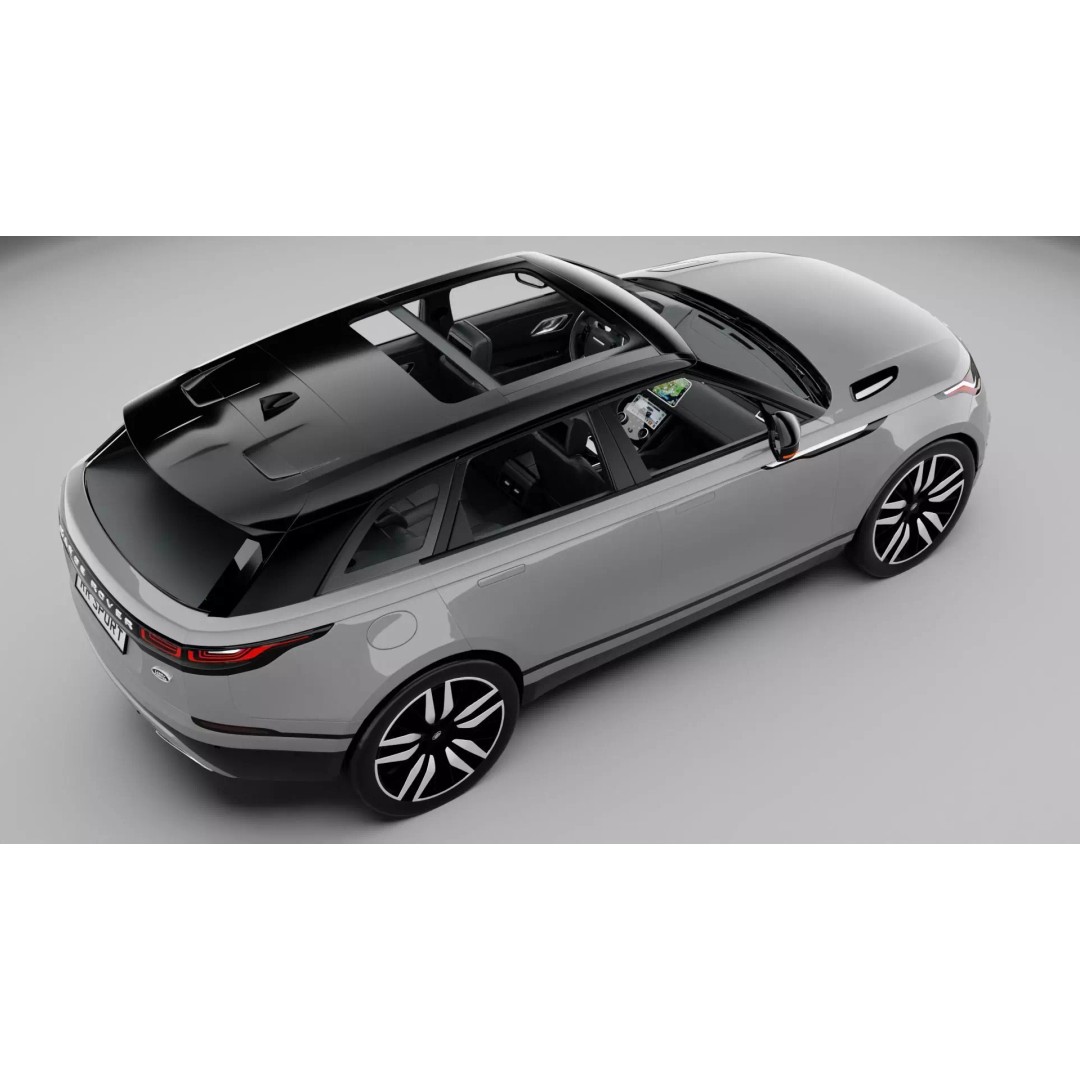 Range Rover Velar 3D Model – High Poly Luxury SUV, Game Ready, Blender - View 6